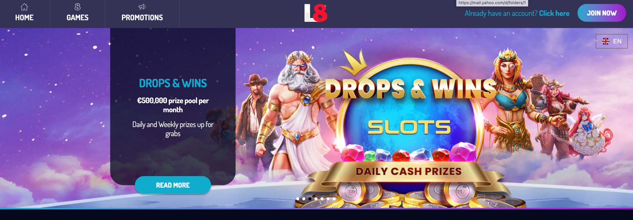 Lucky8 Casino - online casino for Canadian players.