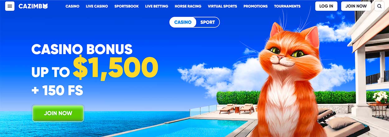 Cazimbo - online casino for Canadian players.