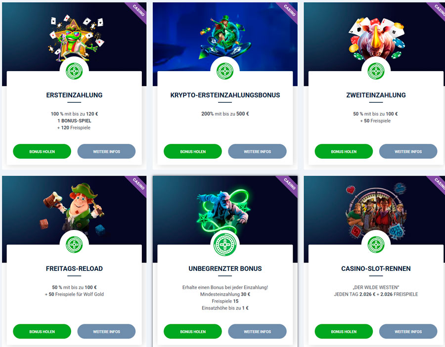 Bonusangebote bei 22bet