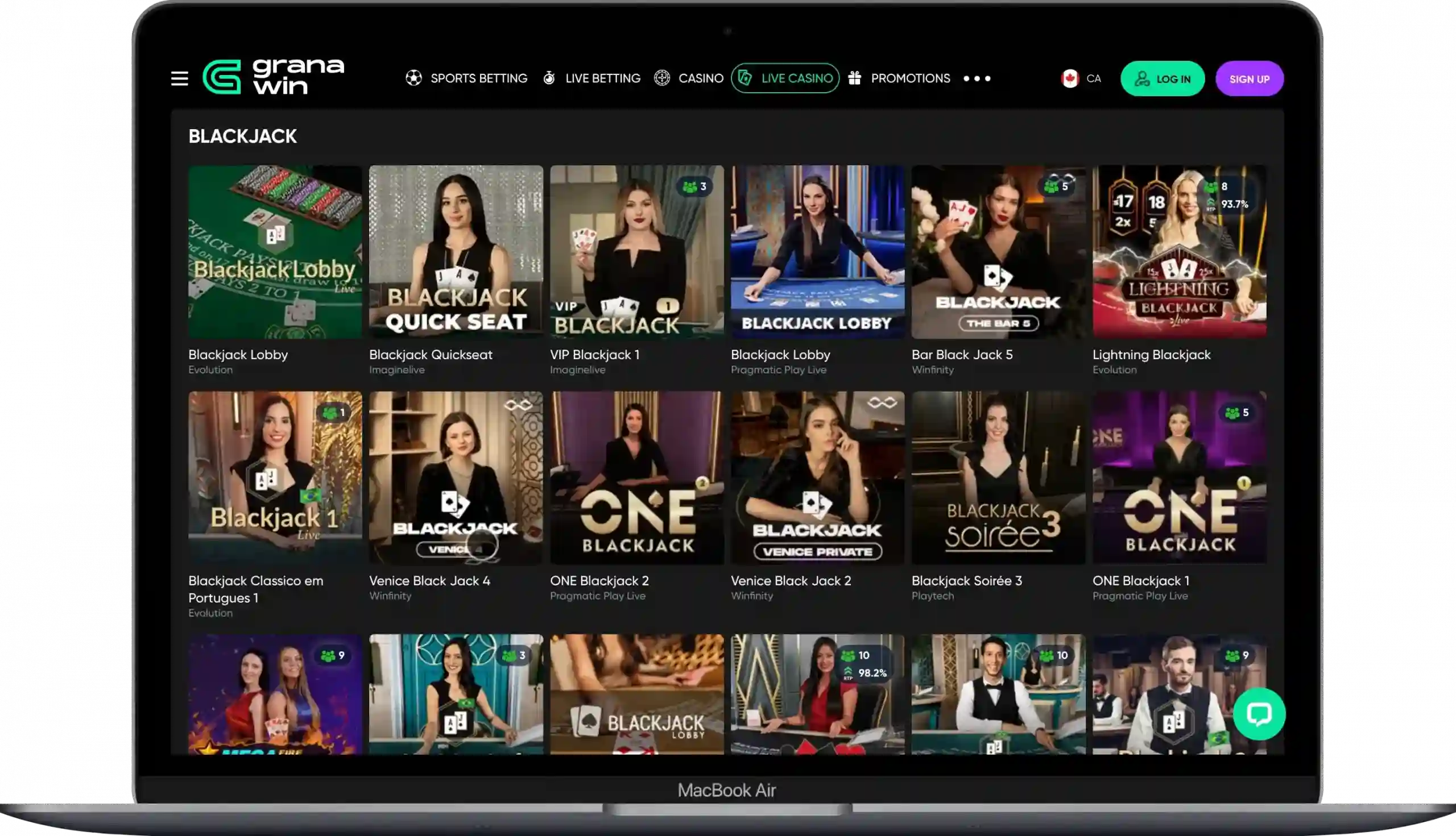 blackjack online
