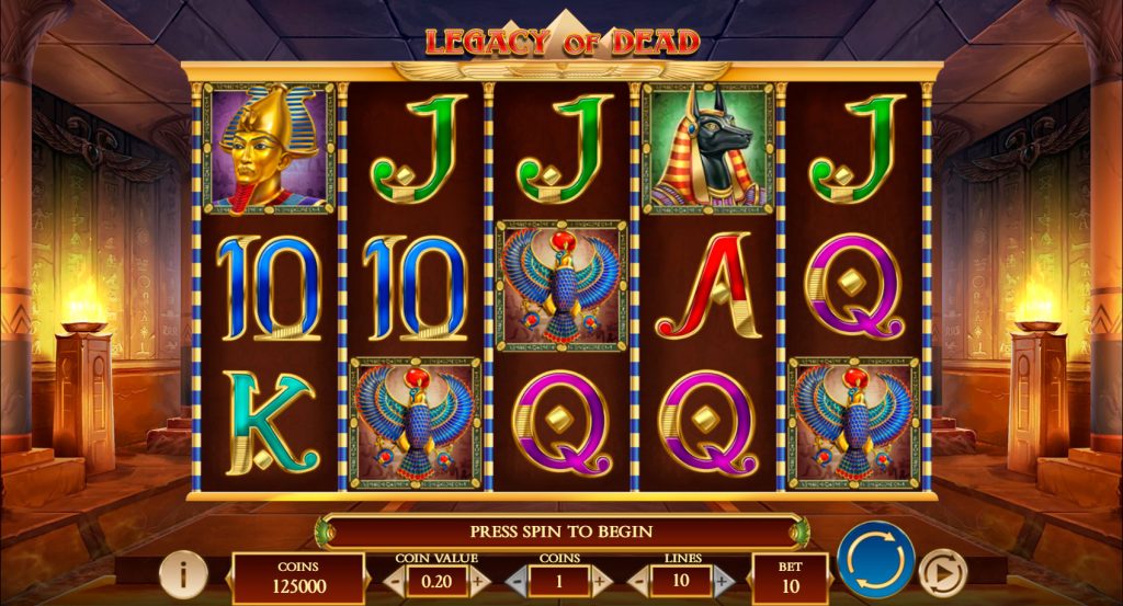 Freispiele in Legacy of Dead