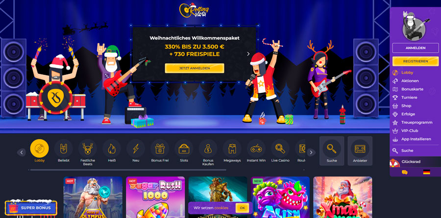 Tolle Angebote im RollingSlots Casino
