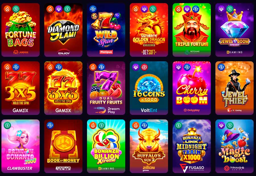 Online Spielautomaten bei WinSpirit